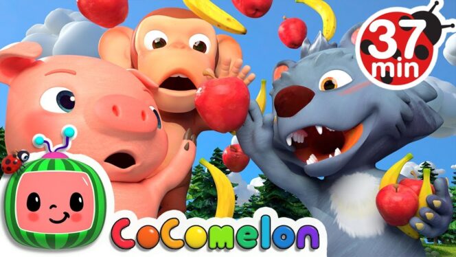 
					Apples and Bananas 2 + More Nursery Rhymes & Kids Songs – CoComelon