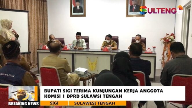 
					BUPATI SIGI SIGI TERIMA KUNJUNGAN KERJA ANNGOTA KOMISI 1 DPRD SULTENG