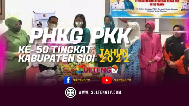 
					PERINGATN HARI KESATUAN GERAK PKK KE 50 TINGKAT KAB  SIGI